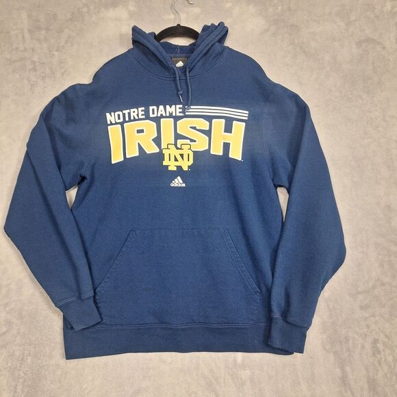 adidas Other - Notre Dame hoodie‎ adult Medium Fighting Irish Hooded Sweatshirt Adidas vintage